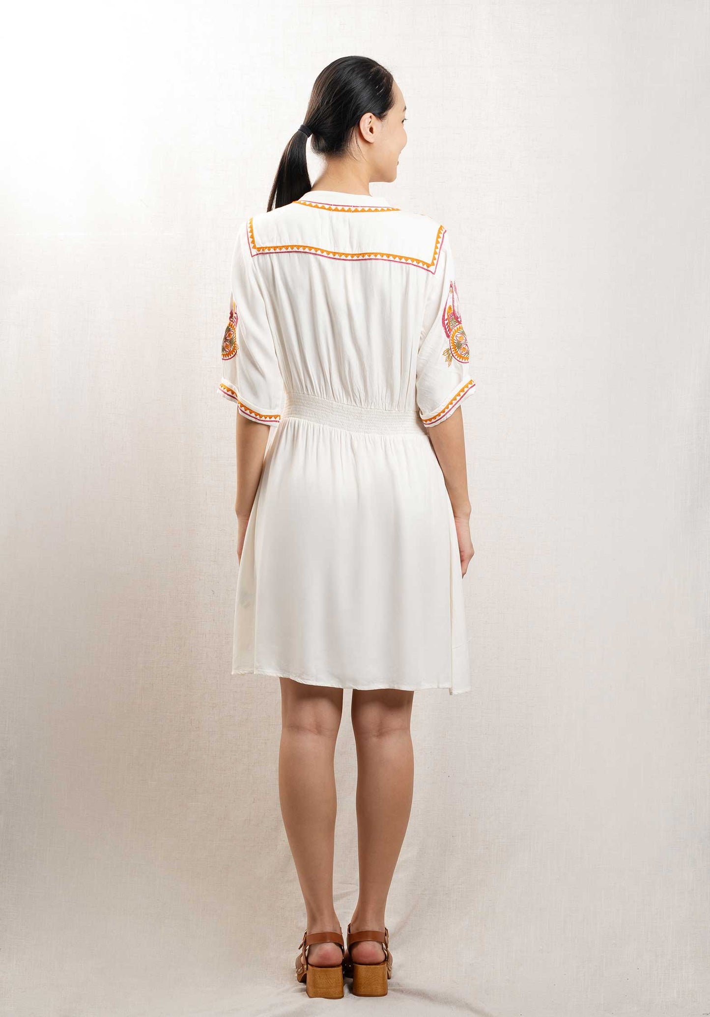 Dress 46-05973-w Osso Ecru