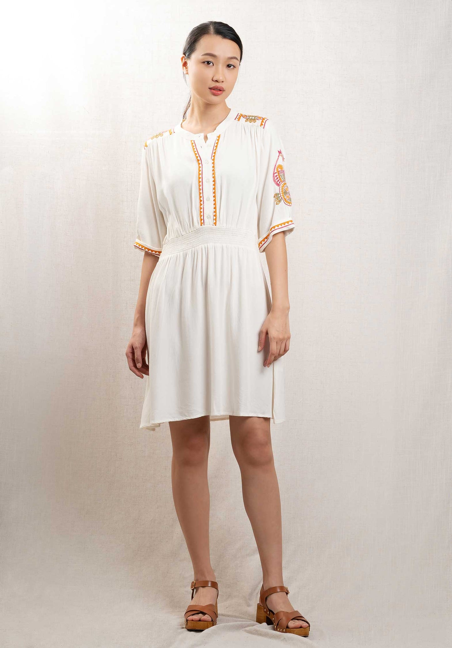 Dress 46-05973-w Osso Ecru