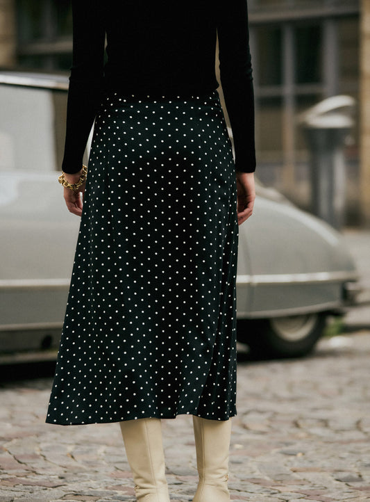 Skirt 225jazz 225jazz Pois Noir