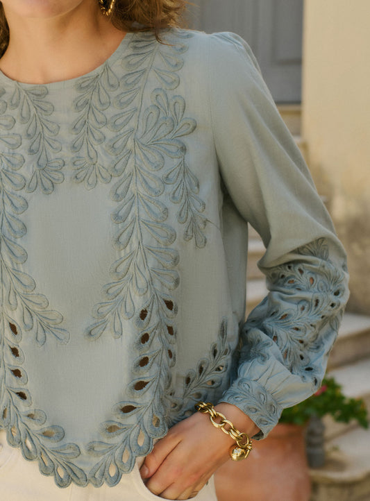 Blouse 225tay 225taylor Celadon