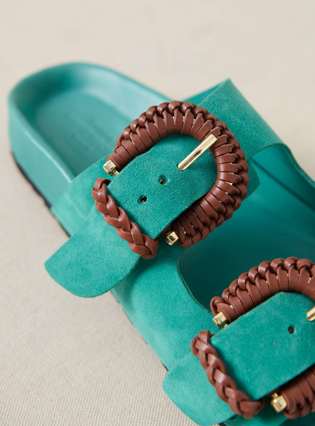 Sandal Cora S Cora Suede Agave