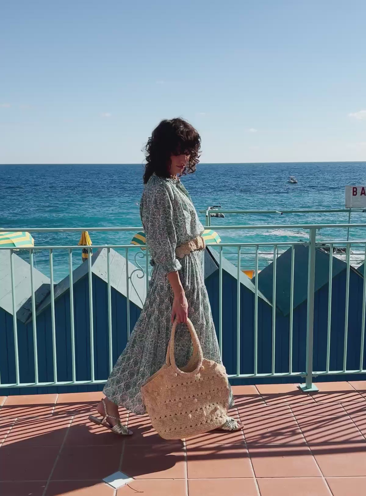 Skirt Jill In Jill Indian Emeraude