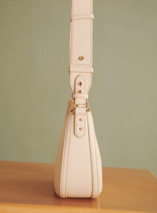 Shoulder Saul Saula Cuir Ecru