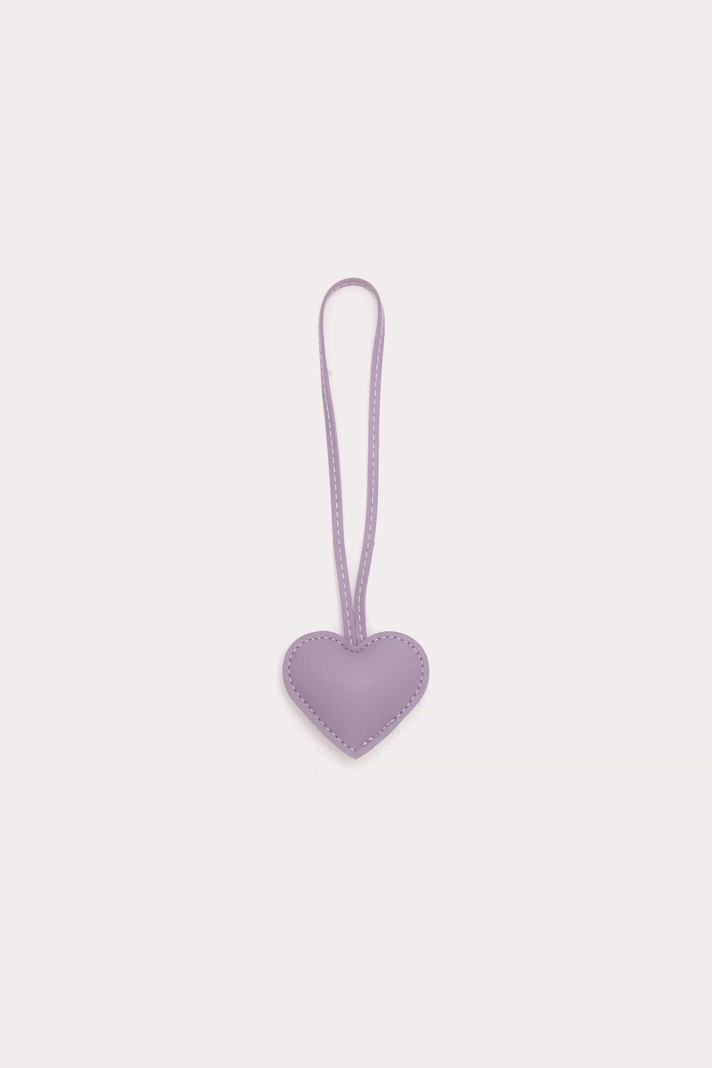 Ms16916 Charm Puffed Heart Bag Purple