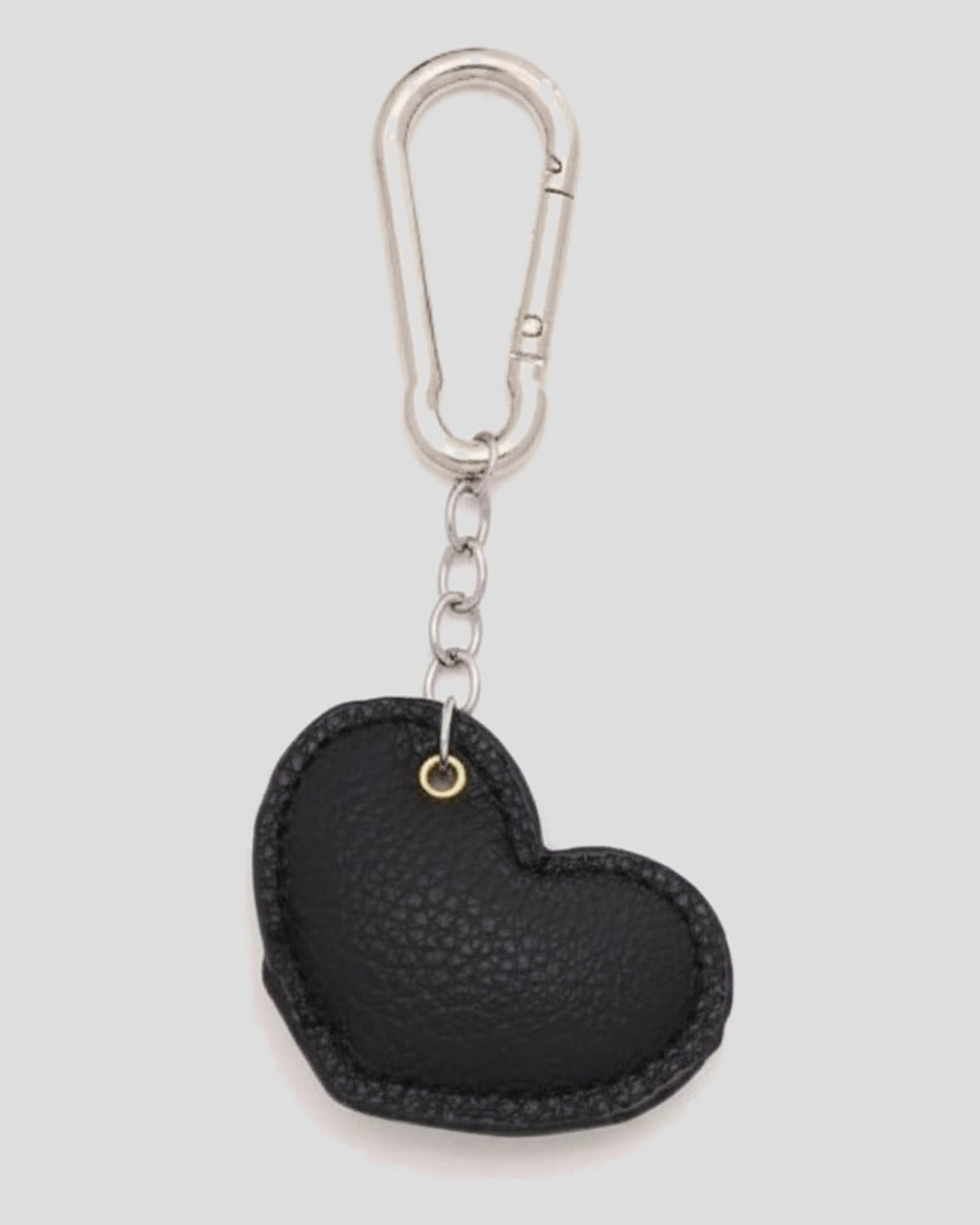 PETIT MOMENTS-661 PUFFED HEART KEY-BLACK SILVER_01.jpg