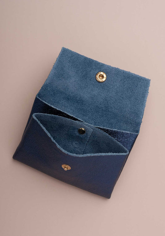 Pouch Lcl22 Double Com Porte Bleu-Jean