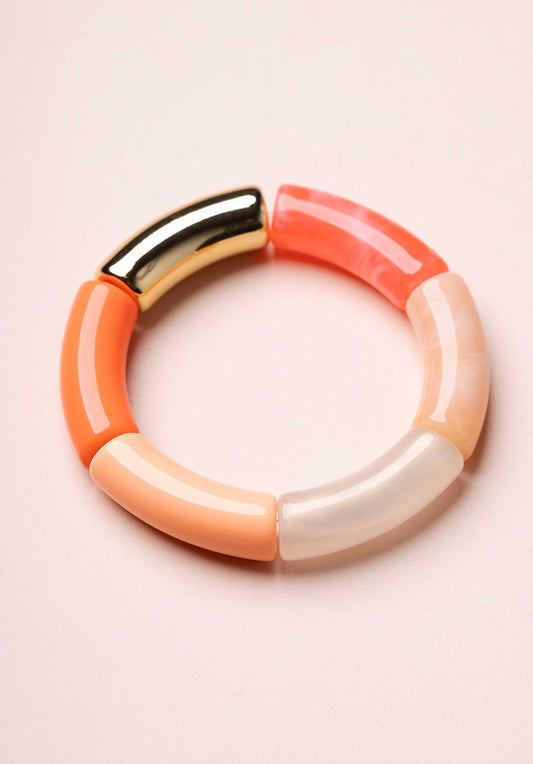 Bangle 23pabr01 Lithos Jonc Orange