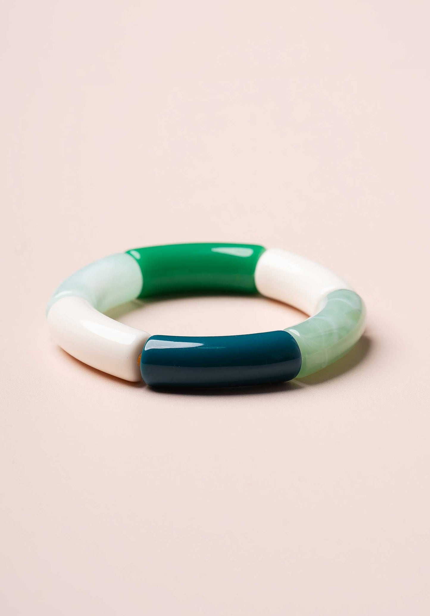 Bracelet Lithos Jonc Green-White