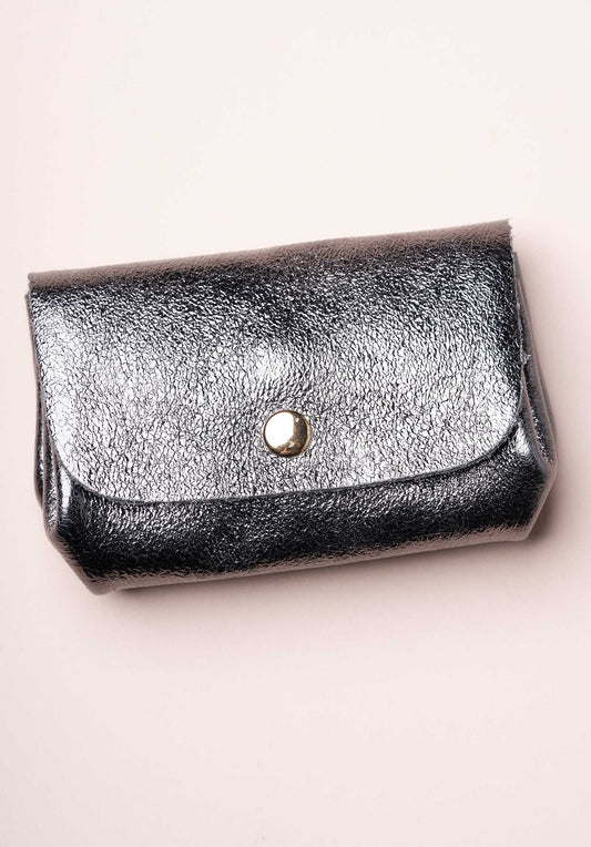 Pouch Lcl42 Accordeon Porte Argente-Fonce