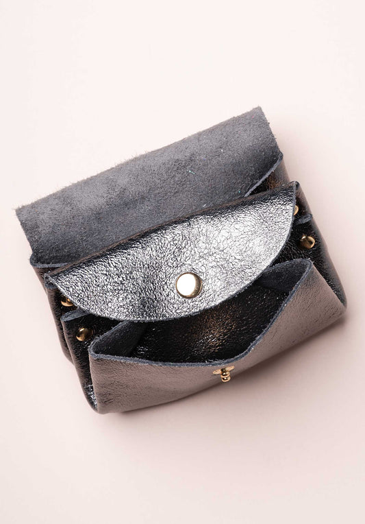 Pouch Lcl42 Accordeon Porte Argente-Fonce