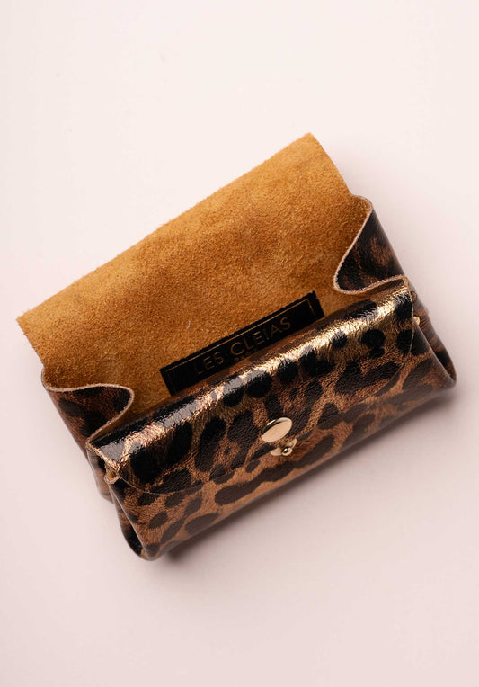 Pouch Lcl42 Accordeon Porte Leopard-Clair