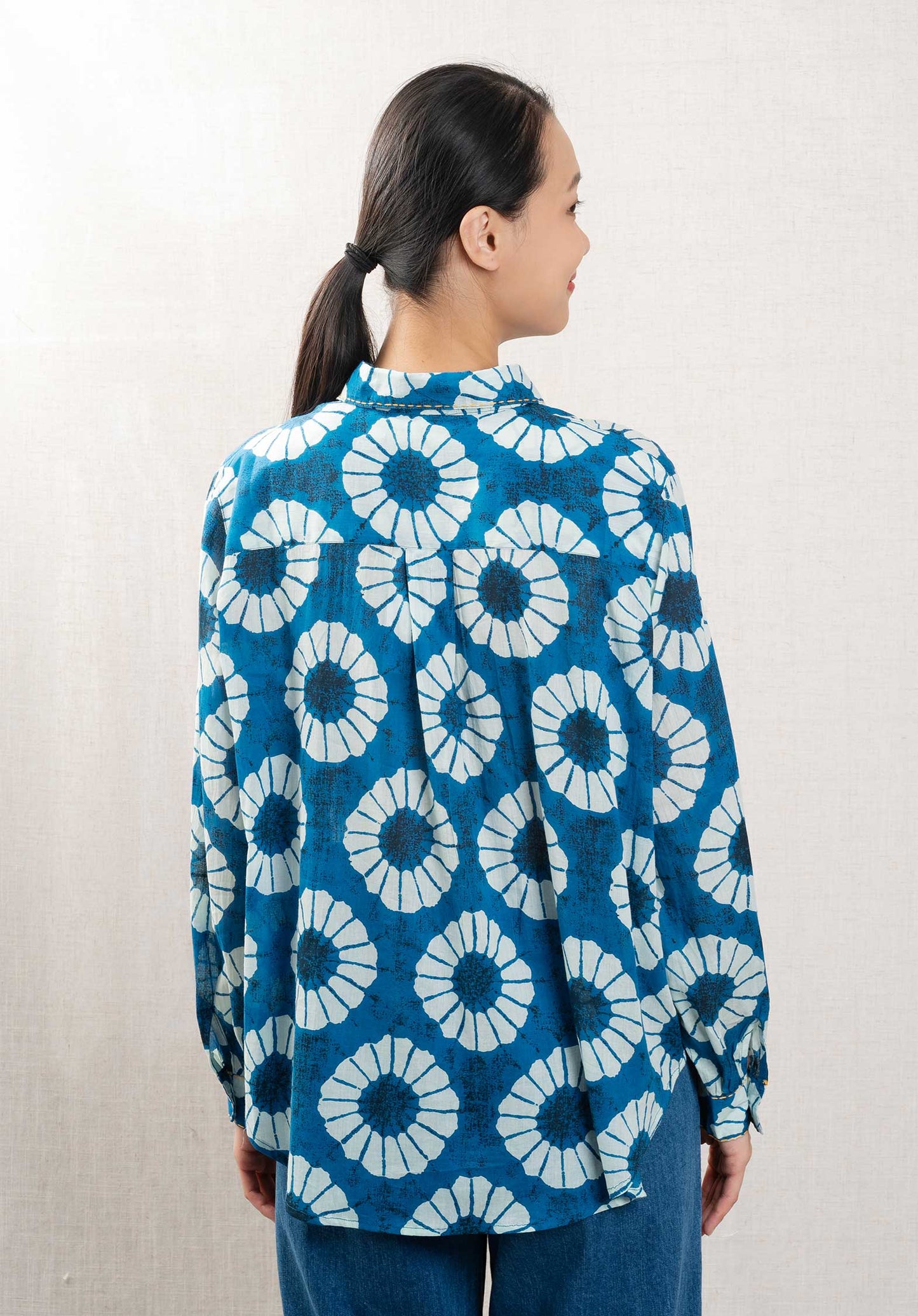 Shirt Diani Blue-Aqua