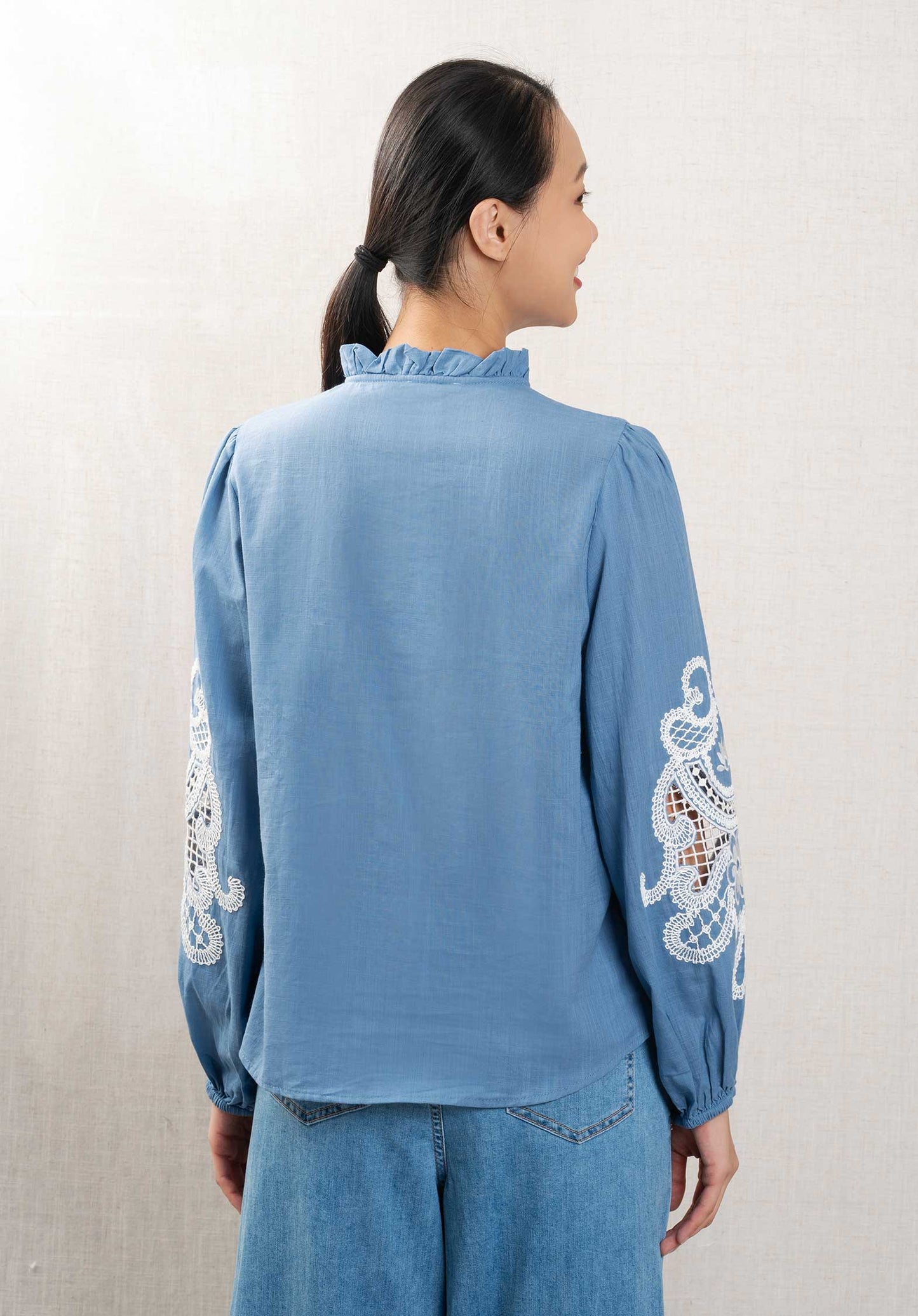 Blouse K9006 Blue