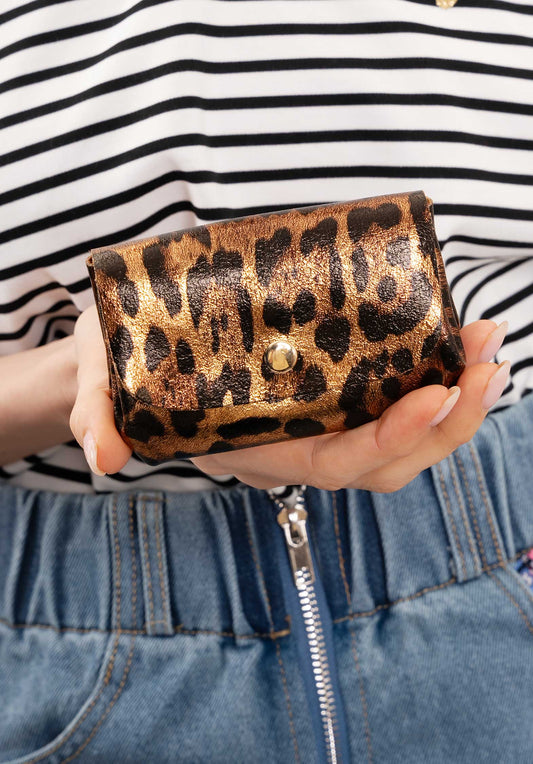 Pouch Lcl42 Accordeon Porte Leopard-Clair
