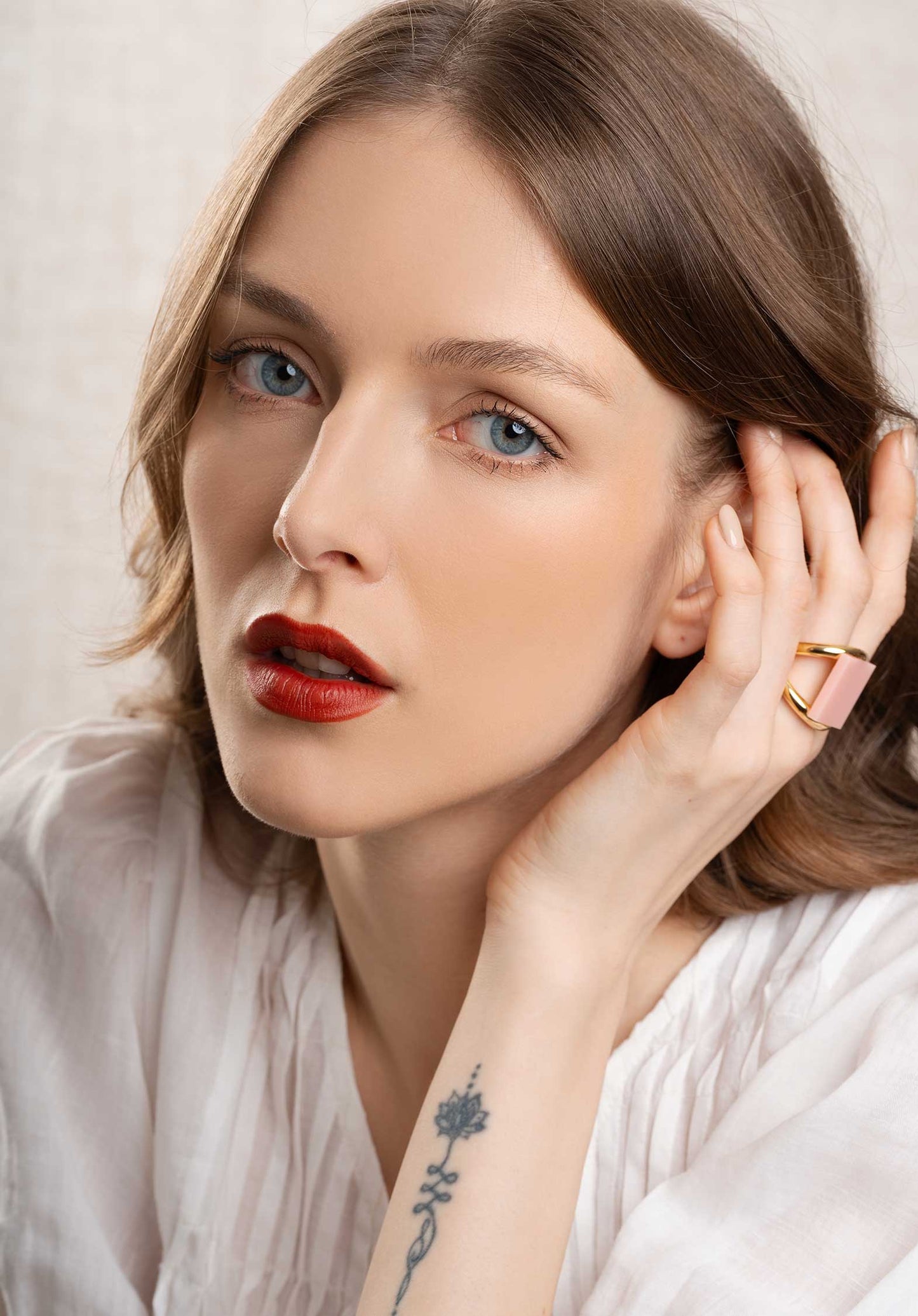 Jwrin00074glglbu00s Ring Alejandra Ring Gold-Pink