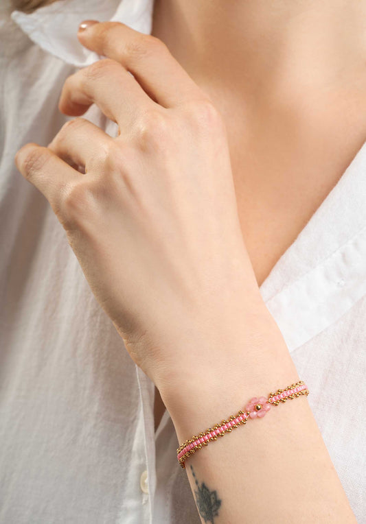 Bracelet Lc2154b Fleurine Pink