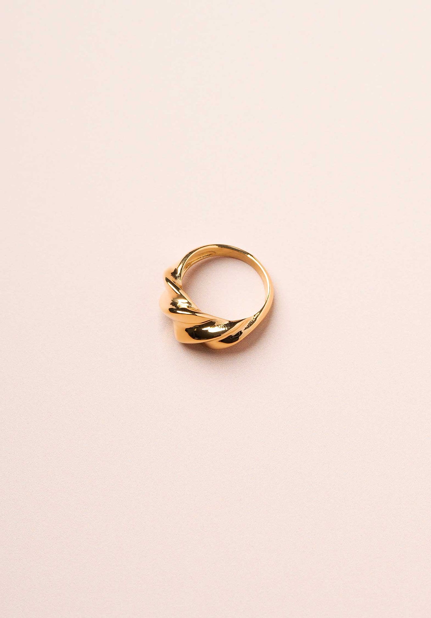 LES CLEIAS | Tressia Ring Gold - Sculptural Gold-Plated Band
