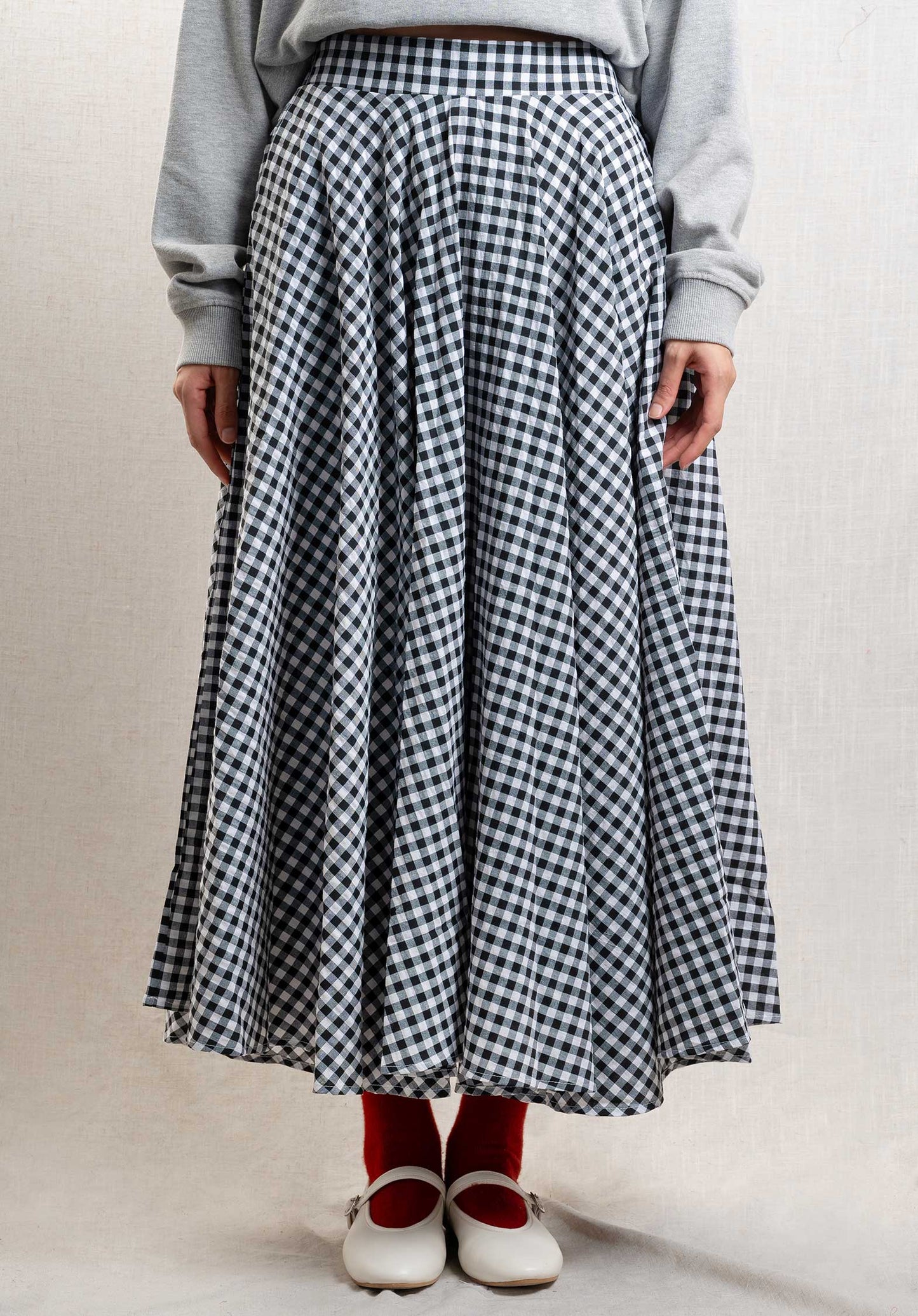 Skirt Sc233 Black-White