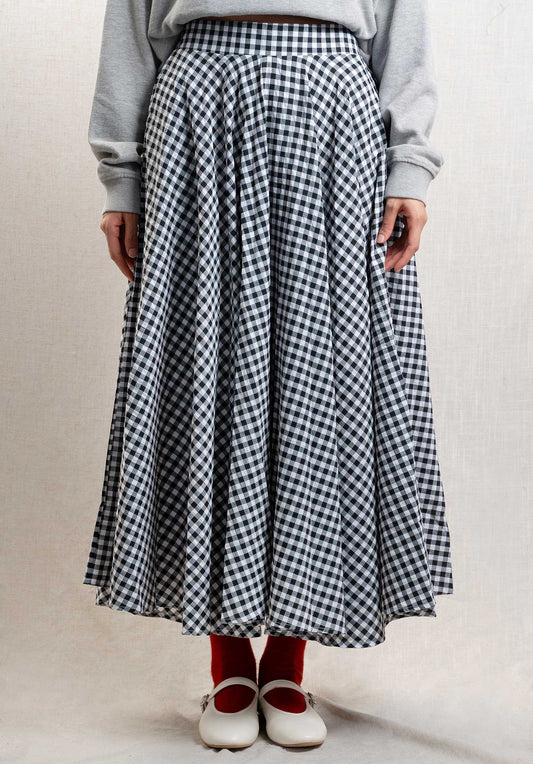 Skirt Sc233 Black-White