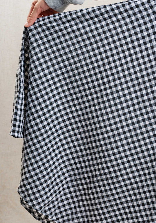 Skirt Sc233 Black-White