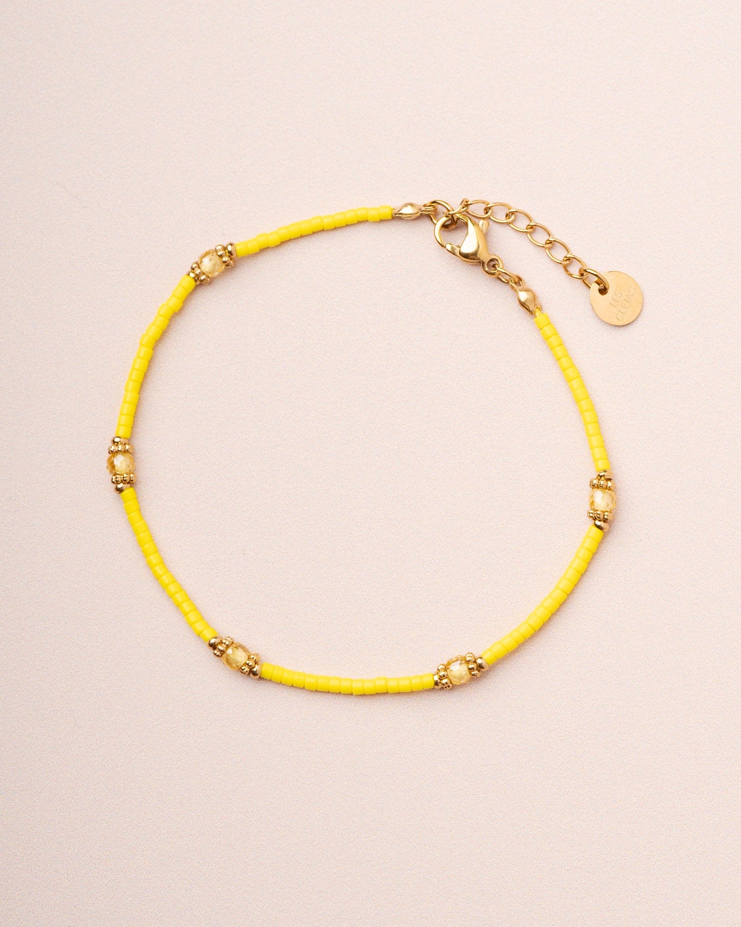 Bracelet Meillet Bead Br Yellow