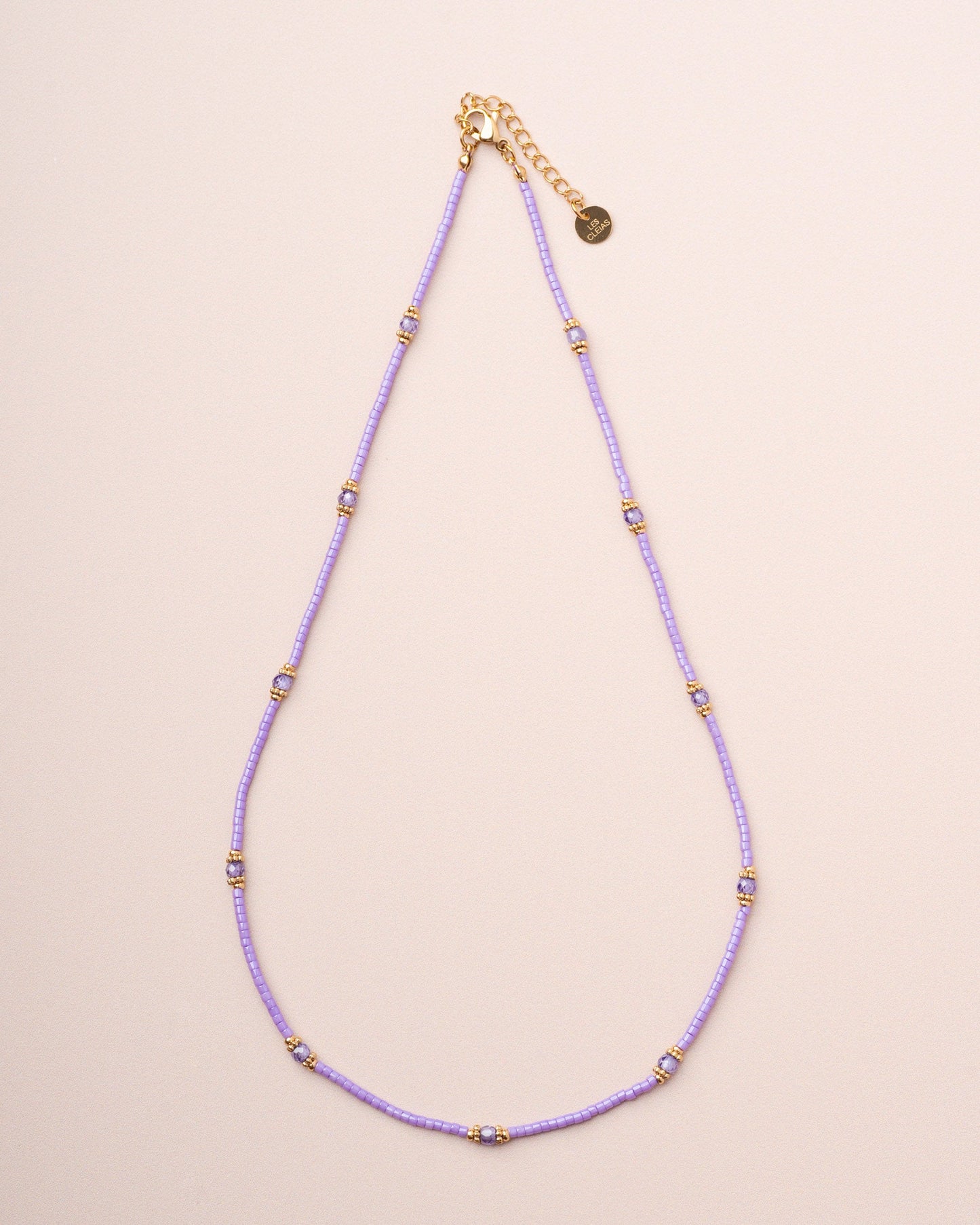 Necklace Meillet Bead Nec Parme