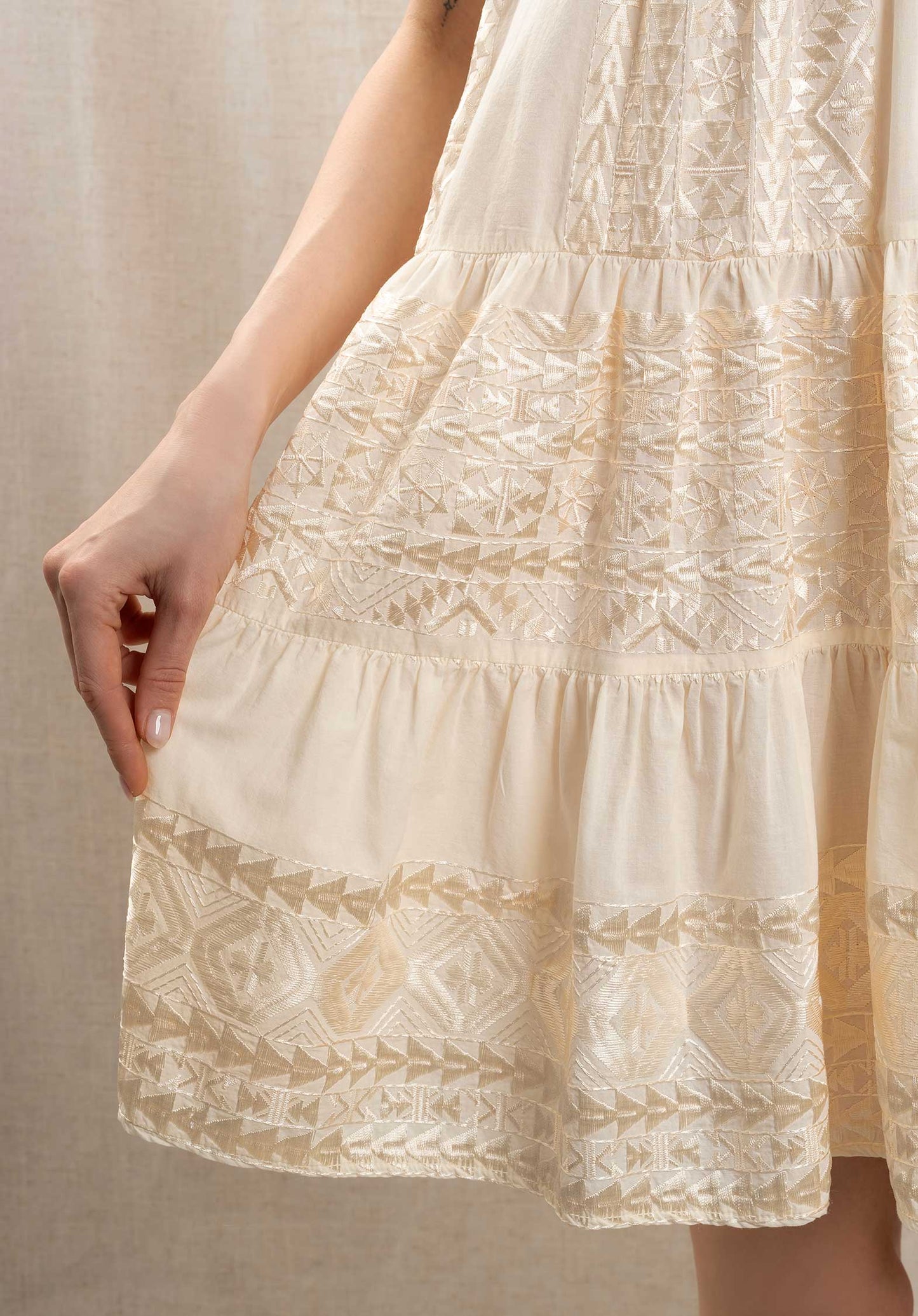 Dress 330701 Natural-Champagne