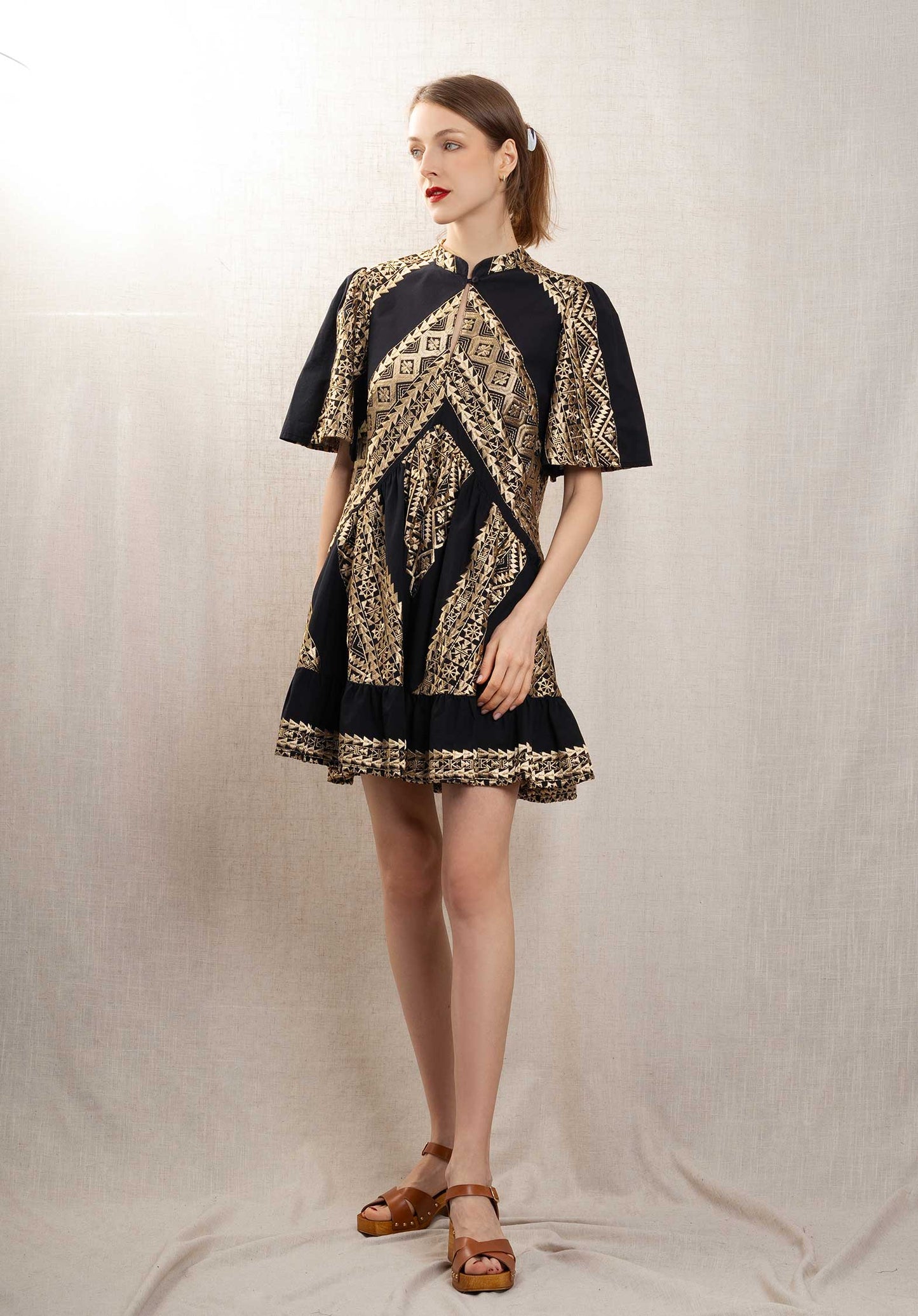 Shorts 330911 Black-Gold