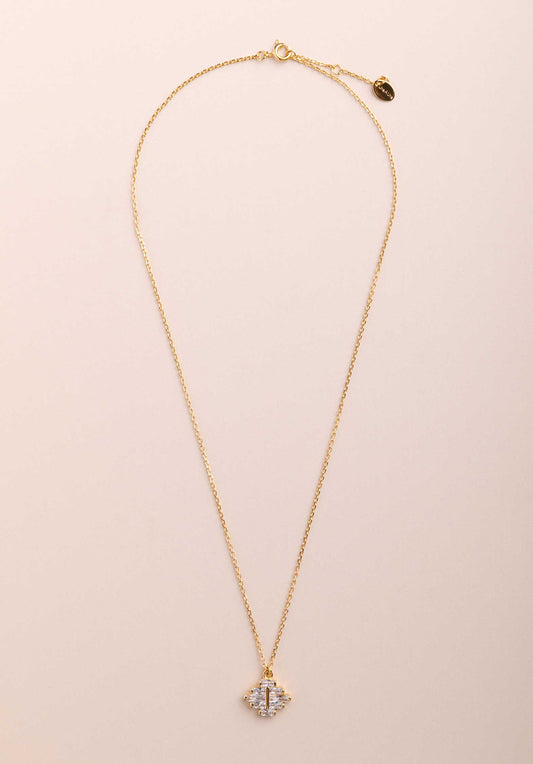 Necklace Tampa Zircons Ctw4 Blancs