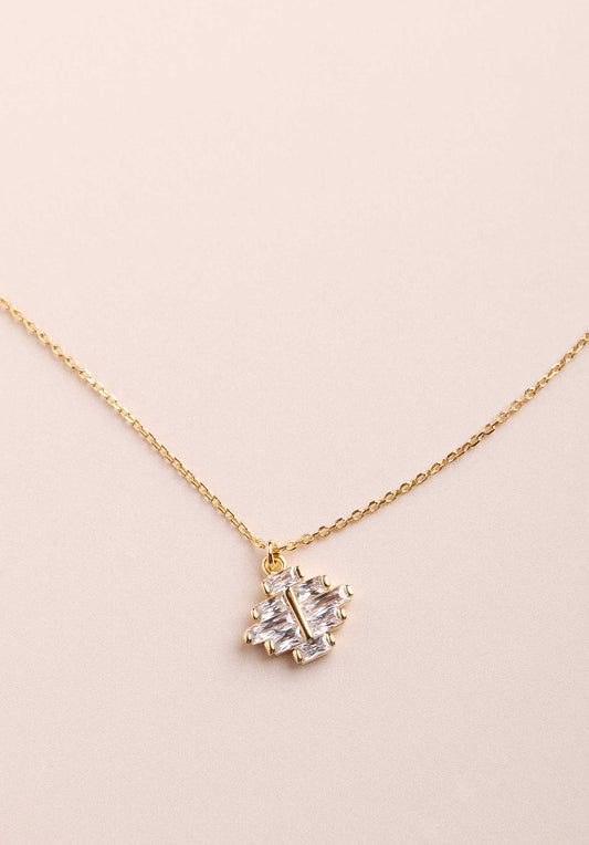 Necklace Tampa Zircons Ctw4 Blancs