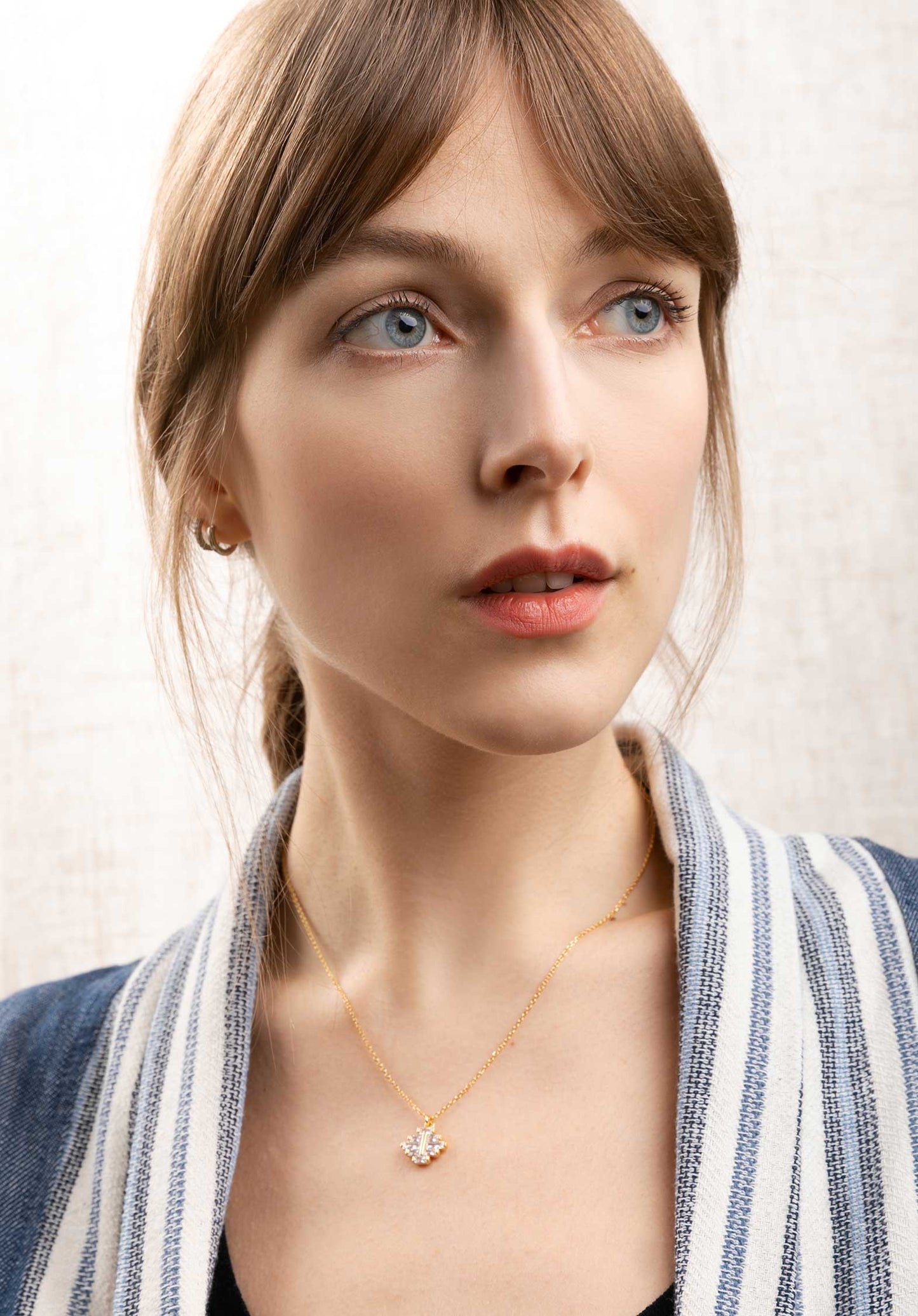 Necklace Tampa Zircons Ctw4 Blancs