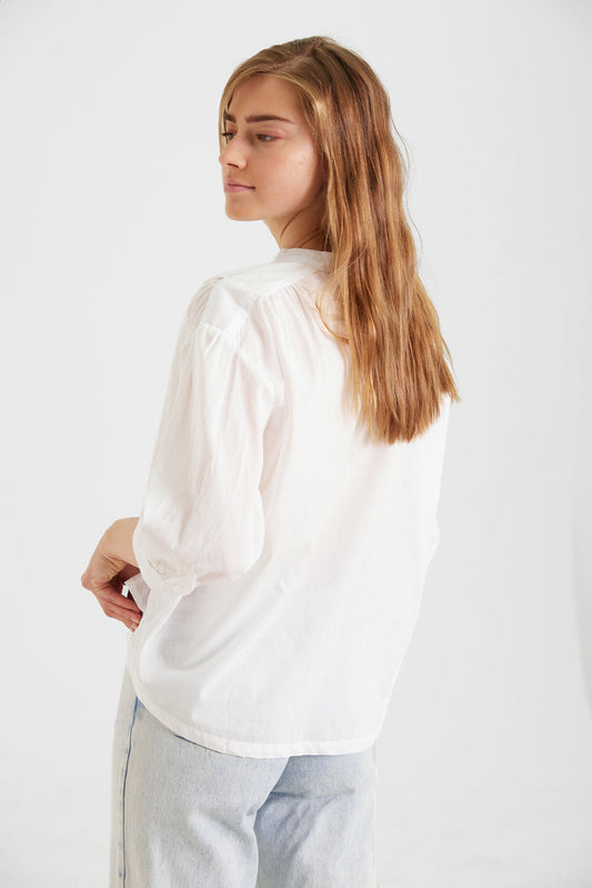 Blouse Carla Carla Blanc