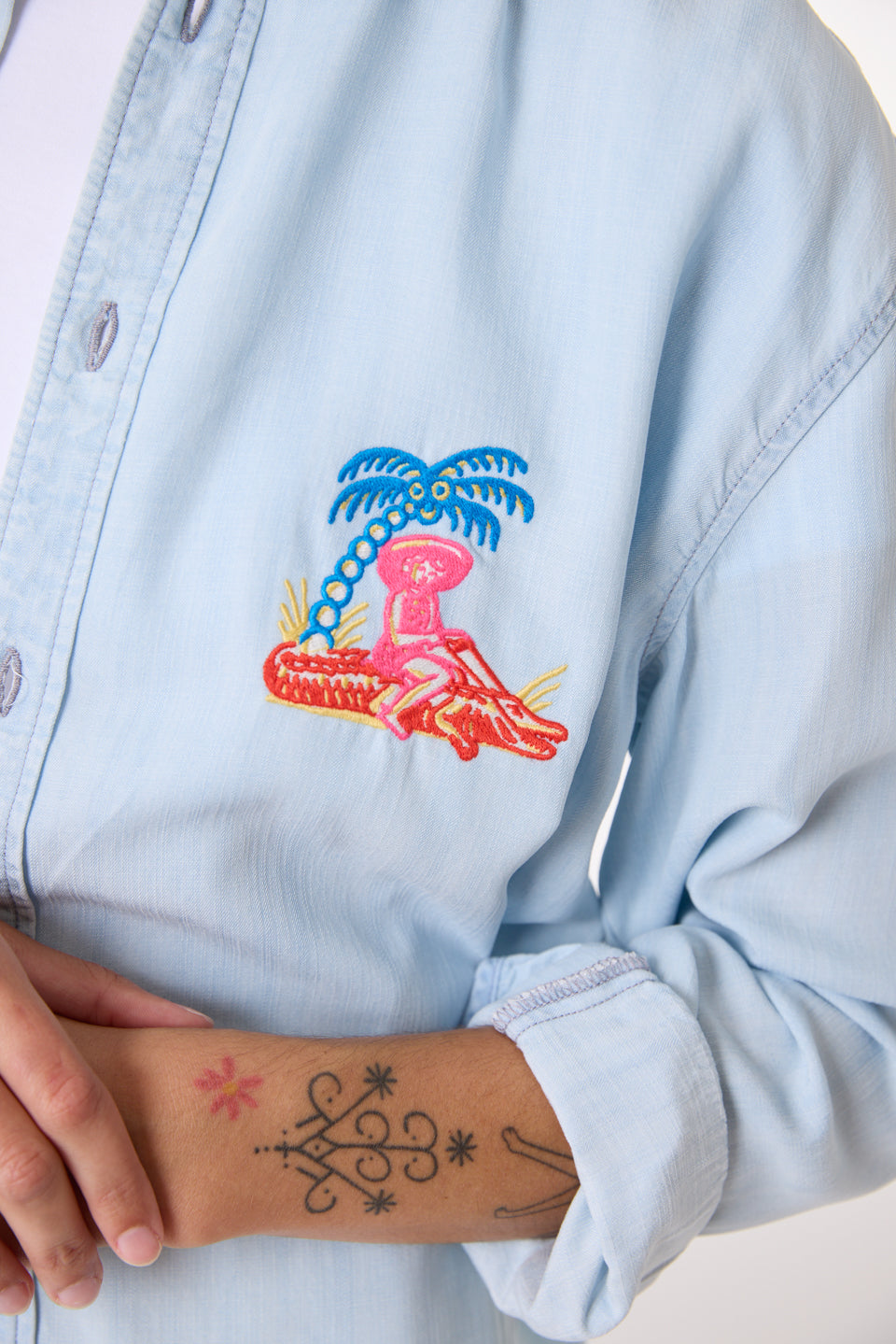 Denim Shirt Brodee Maria Dundee Indigo