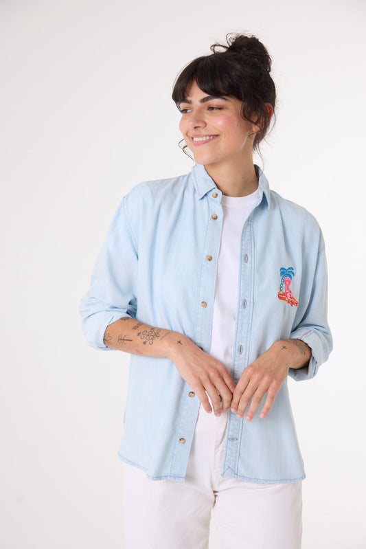 Denim Shirt Brodee Maria Dundee Indigo