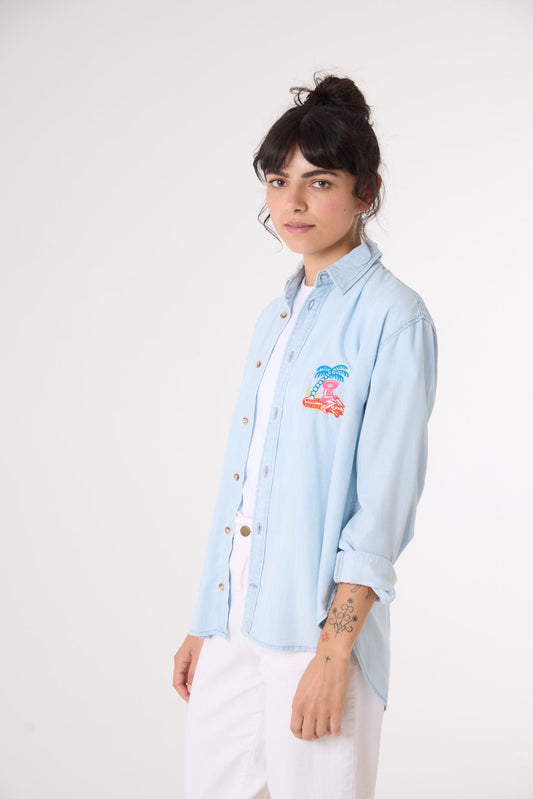 Denim Shirt Brodee Maria Dundee Indigo