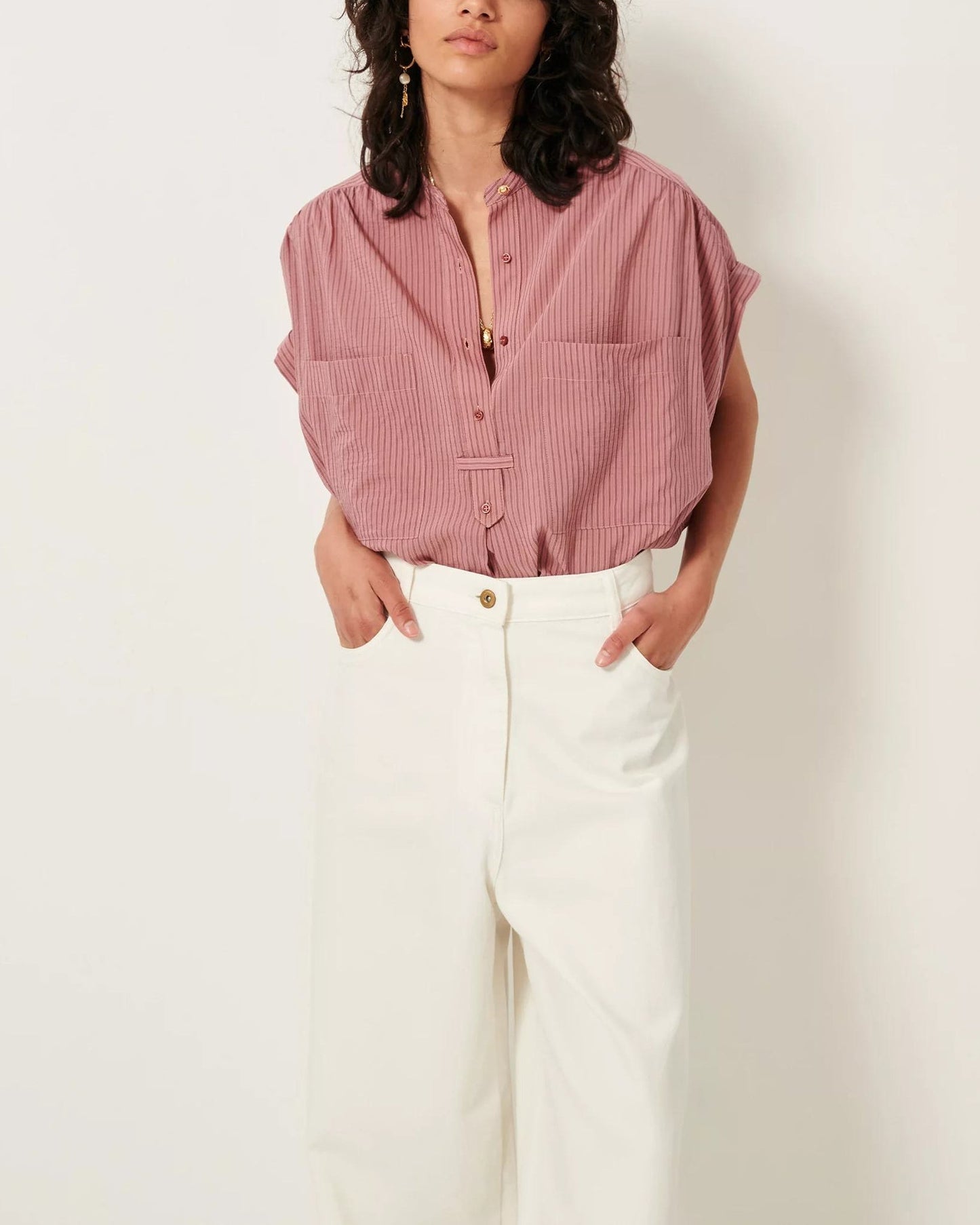 Blouse Camille Bois-De-Rose
