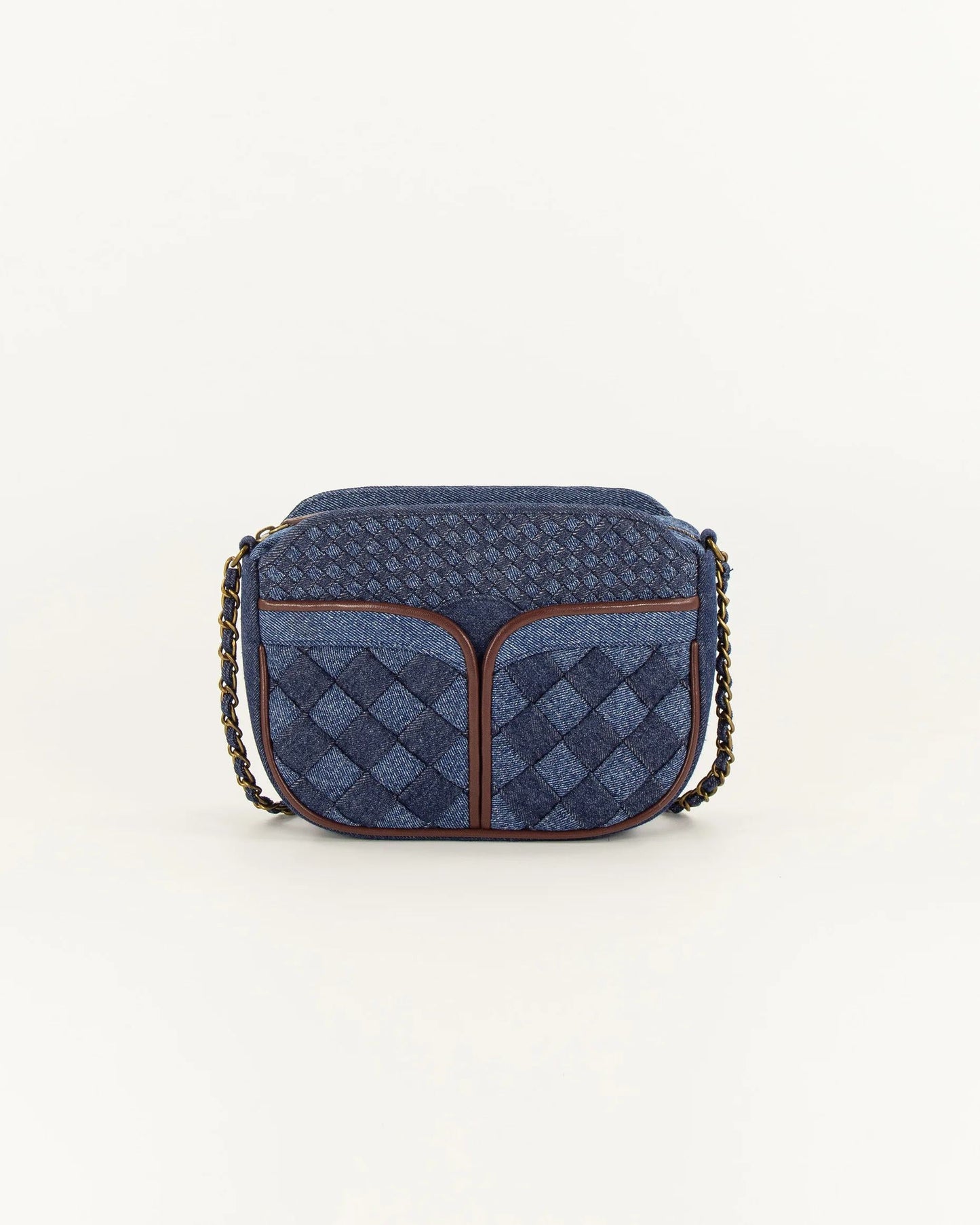 Crossbody Bag Divine Br Divine Braided Denim-Blue