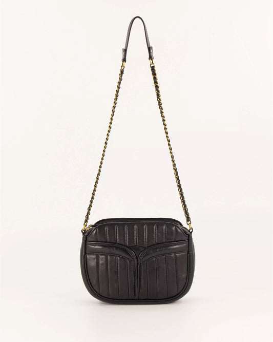 Crossbody Bag Divine Le Divine Leather Black