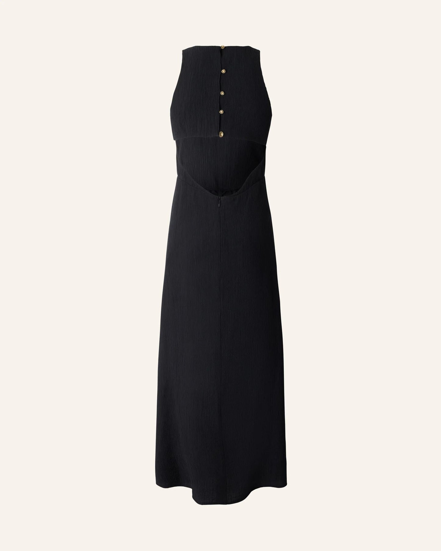 Sessùn | Seersucker Crépon Mini Dress - Moonless