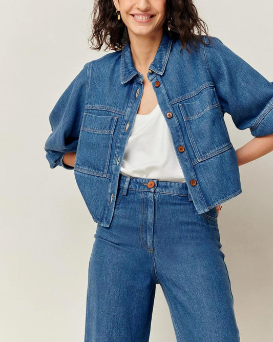 Pants Nica Denim-Blue