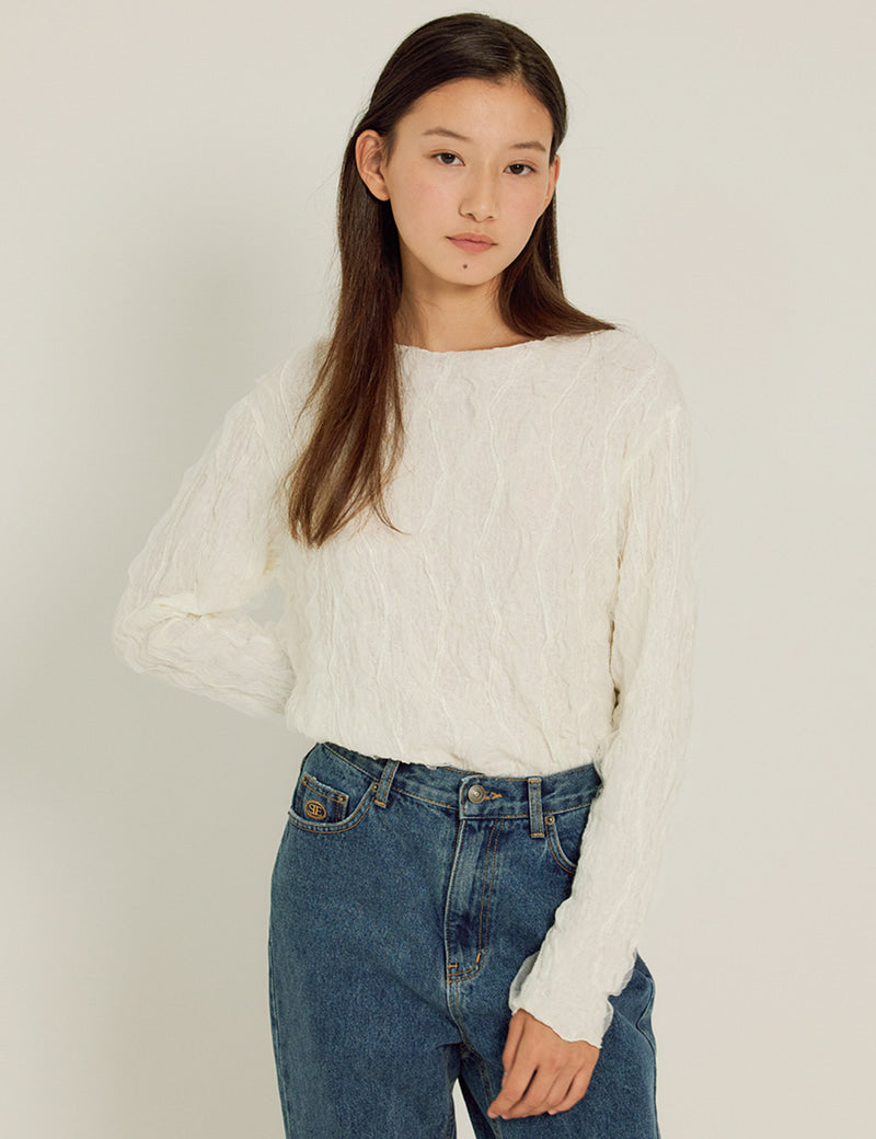 Sweatshirt G4fts02fg Bless Lace Cream