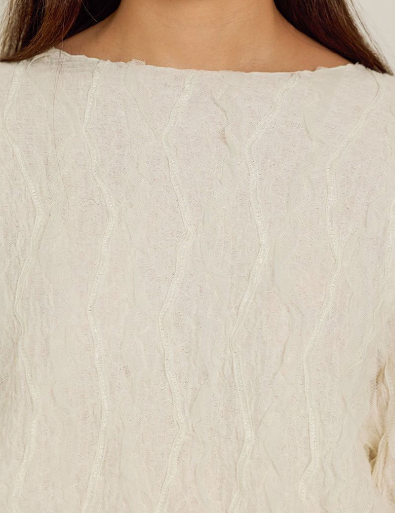 Sweatshirt G4fts02fg Bless Lace Cream