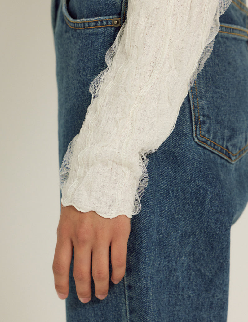 Sweatshirt G4fts02fg Bless Lace Cream