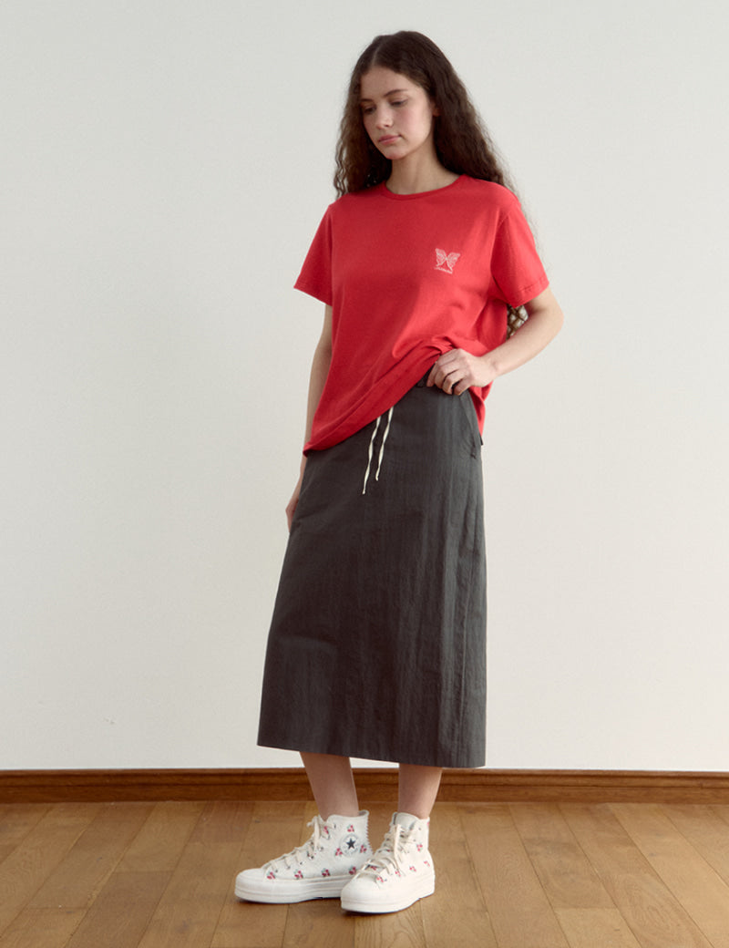 Tshirt G4wts04f6 Laye Sleeve Red