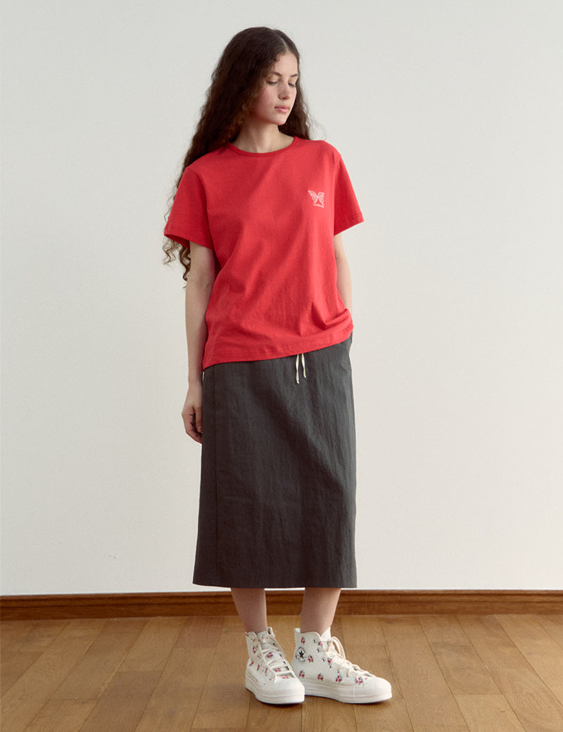 Tshirt G4wts04f6 Laye Sleeve Red