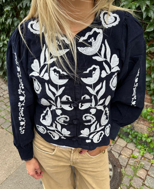 Blouse Se1611 Kamma Top Navy