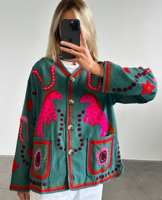 Jacket Se1731 Maggie Suzani Green