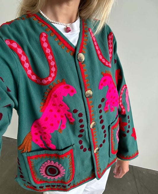 Jacket Se1731 Maggie Suzani Green