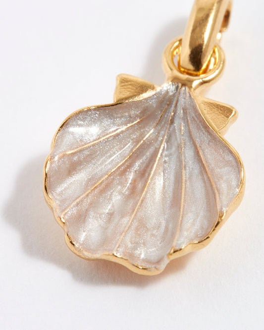 Pendant Ariel Mini Charm Gold-White