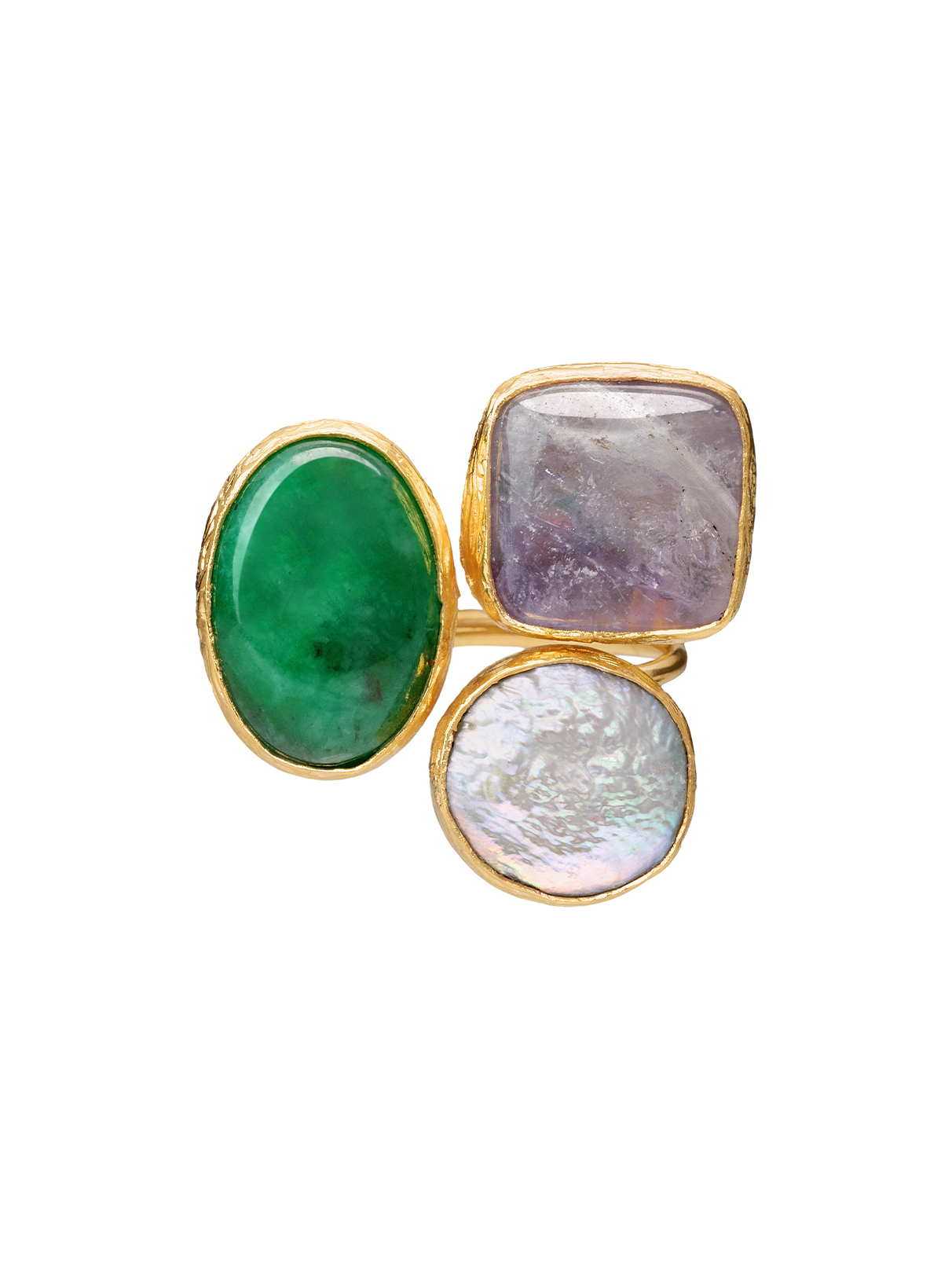 Ring Avant-garde Green